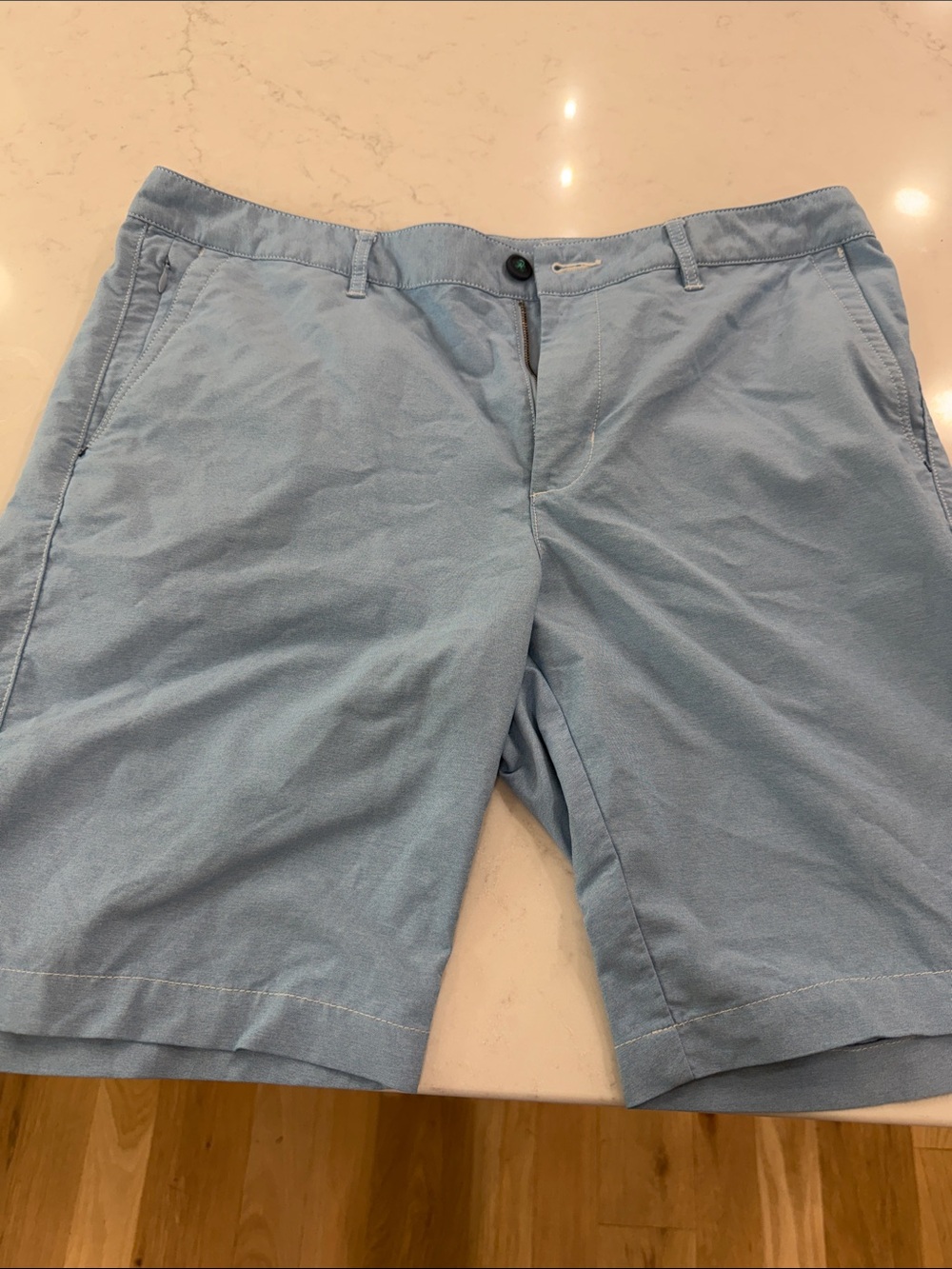 Tommy Bahama Light Blue Flat Front Men's Shorts